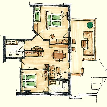 Apartament Alte Muehle Nauders